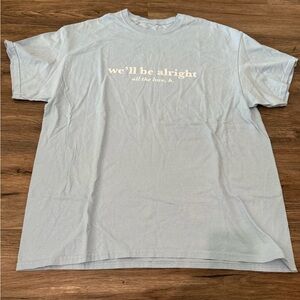 Light Blue Harry Styles Quote Tee